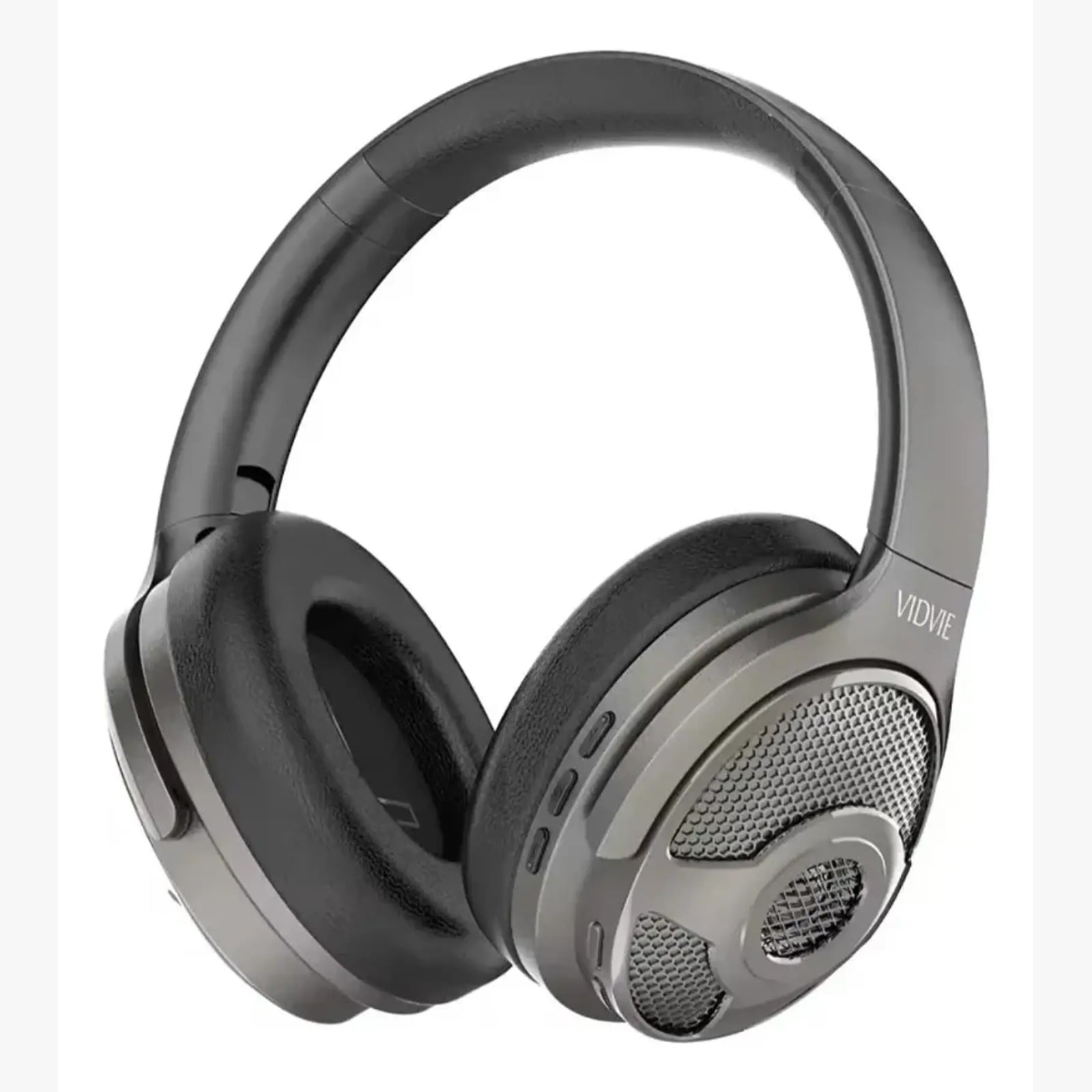 Audífonos Inalámbricos 40 Horas Over-ear 2en1 Vidvie Audioim Negro Cancelacion De Ruido