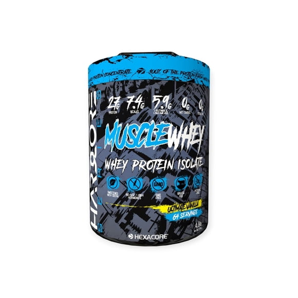 Proteina Muscle Whey 4.8lb 64 Sv Vainilla -