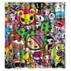 thumbnail image 1 of Cortina de ducha Tokidoki, juego de cortinas de baño con ganchos, tamaño 66 x 72 pulgadas, 1 of 3