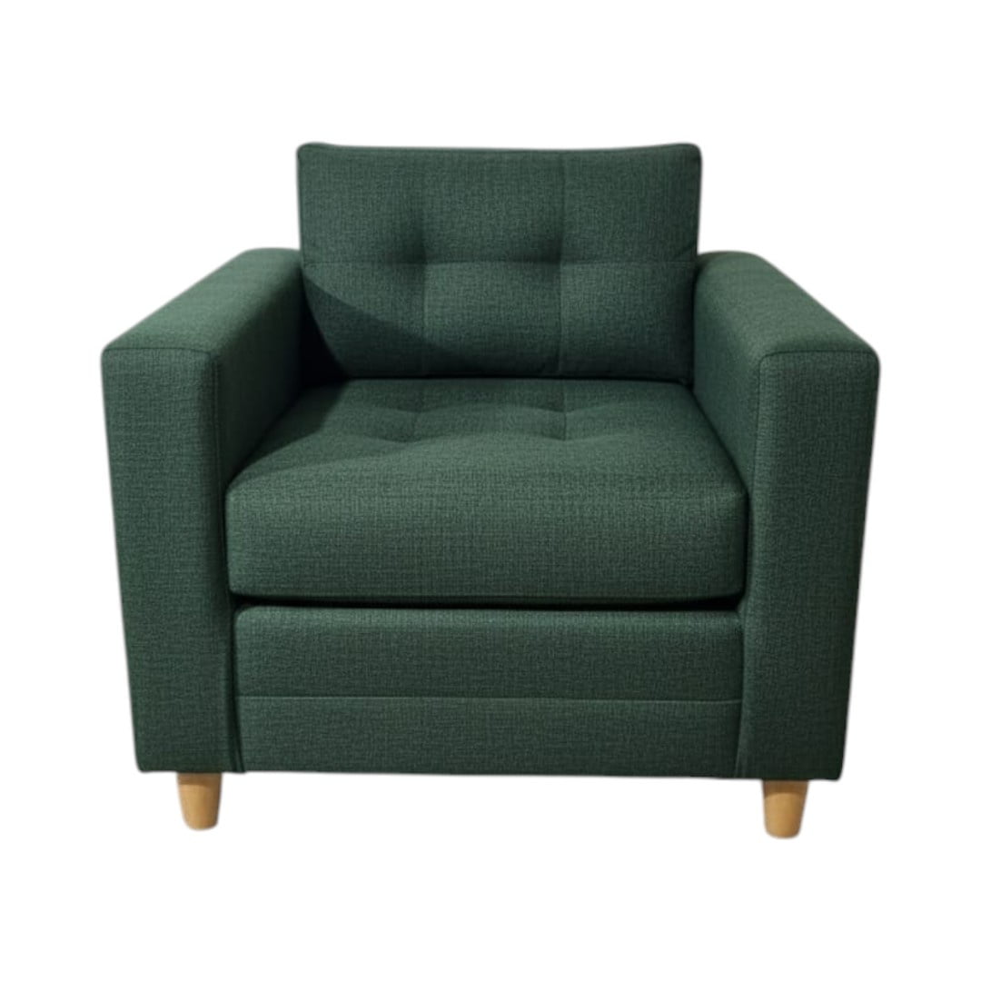 Diseños Valestrini - Poltrona Suecia Lino Verde