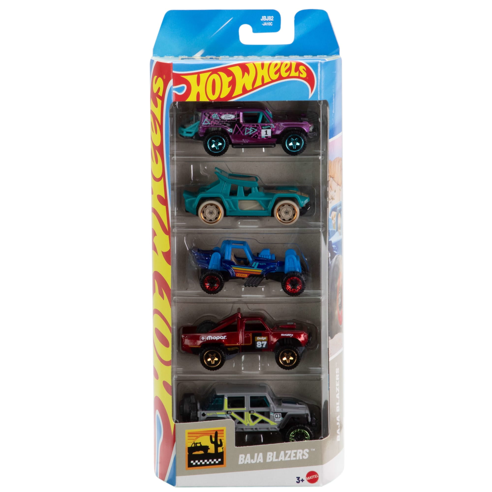 Hot Wheels - Pack 5 Autos Hotwheels - Exotique Baja Blazers