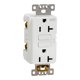 thumbnail image 1 of Tomacorriente Cuadrado Square D Serie X 125V 20A Blanco Mate, 1 of 4