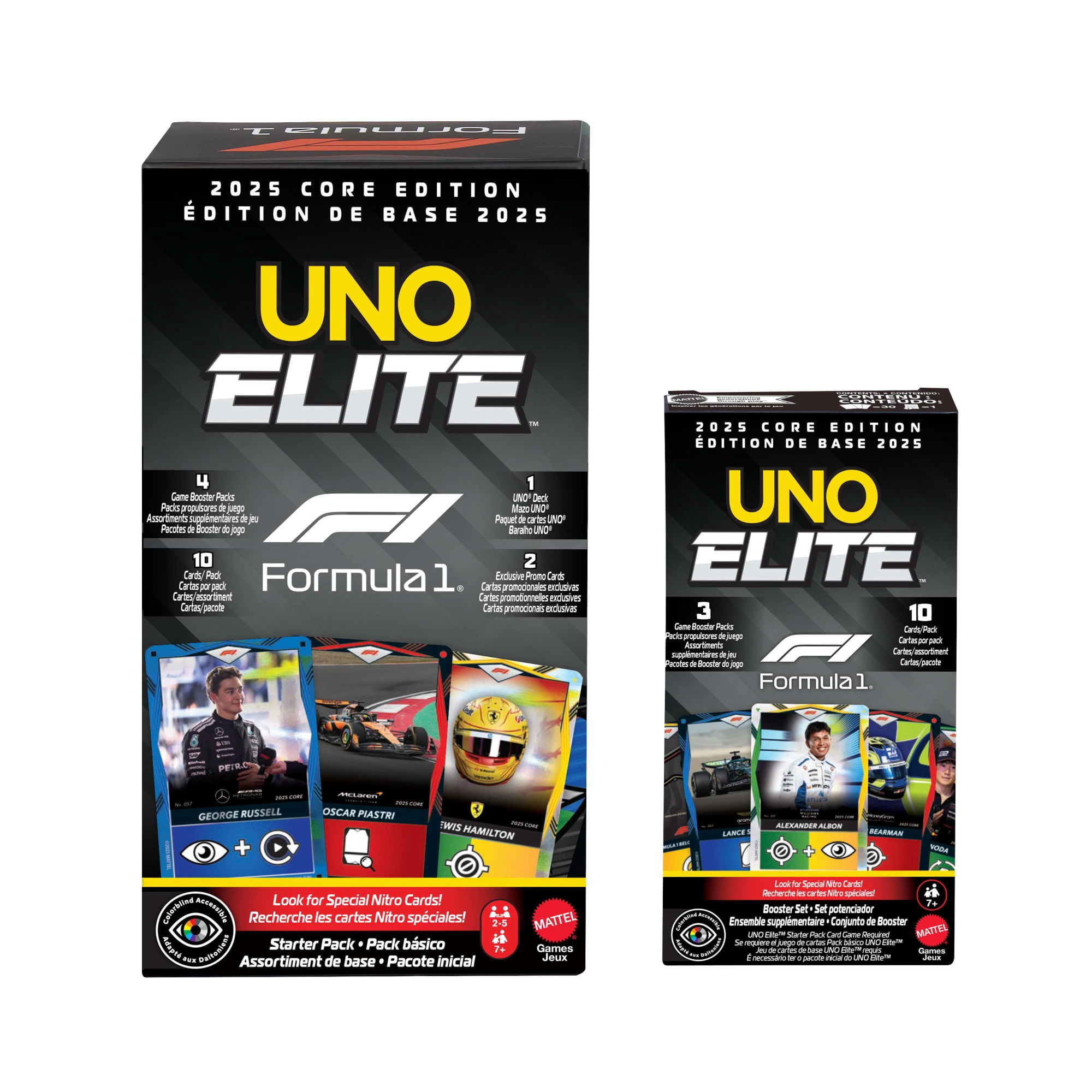 Uno Elite F1 Starter Pack Juego De Cartas 7+