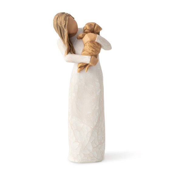 Figura esculpida pintada a mano Willow Tree Adorable You