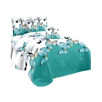 Genérico - Cubrecama Quilt Verano 2 Plazas + 2 Fundas Almohada D6