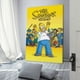 thumbnail image 3 of Los Simpson Cuadro decorativo colgante - Arte de pared - Póster enmarcado - Decoración de pared - Regalos para familia, amigos y aficionados 20*30 cm, 3 of 6