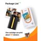 thumbnail image 3 of Liene Amber M110 y M210 Papel Fotográfico Adhesivo 3x3" 40 Hojas y 1 Cartucho, Papel Sticker para Impresora Fotográfica, Impermeable y Resistente a Manchas, Solo para Impresoras DHP514/DHP515, 3 of 9