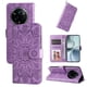 thumbnail image 1 of Funda tipo cartera FOXDOCK para Realme 14 Pro Plus , diseño girasol en relieve, cuero PU, cierre magnético, soporte y tarjetero, 1 of 5