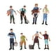 thumbnail image 2 of Set / 8Pcs Figuras De Modelo Pintadas Personas Hombres Y Mujeres Personajes De Agricultores, 2 of 3