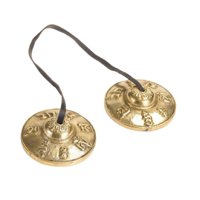 Magideal - Campana De Platillo Tingsha, Platillos Tibetanos De Meditación De 6,5 Cm Para Amigos, Decoración Ligera De , Campanas De Despertar De , Campan B