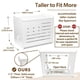 thumbnail image 2 of Caja de almacenamiento para router WiFi Gadget Garage Deluxe, soporte de pared, color blanco, 2 of 9