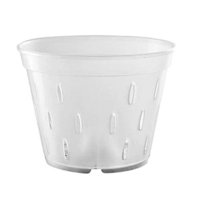 Magideal - Maceta Para Orquídeas/Macetas Para Jardineras De Orquídeas/Con Agujeros/Macetas Para Orquídeas Ranuradas/Macetas Transparentes Para Plantas De Pp Para 5 Pulgadas