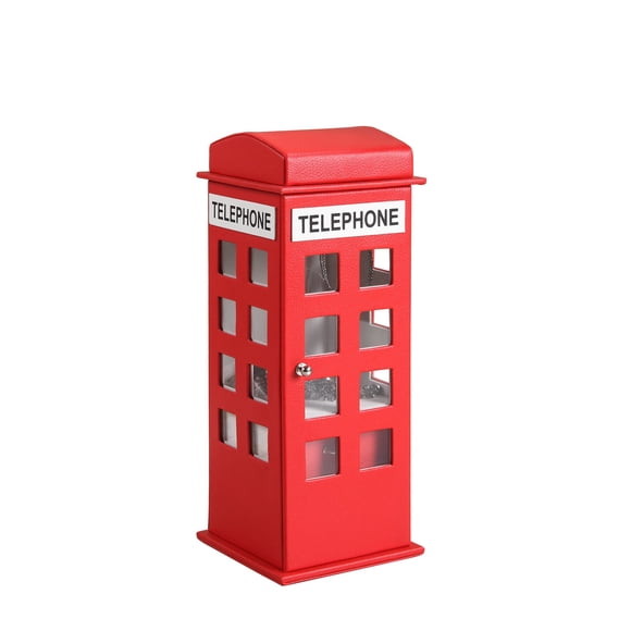 Caja de joyas ORE International HBB1817 Cabina Telefónica Británica Roja