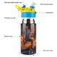 thumbnail image 3 of Eddie Munson Botella de Agua con Tapa Pop Top de Un Toque, Acero Inoxidable, a Prueba de Fugas, para Deportes, Botella Infantil azul 12 oz, 3 of 6