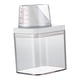 thumbnail image 5 of Contenedor de cereales, caja de almacenamiento para refrigerador de aperitivos, lavandería portátil transparente para mascotas con tapa, contenedor de , S(700ml), 5 of 5