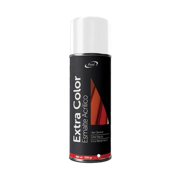 Pintura En Spray Brillante Interior Exterior Secado Rapido Blanco