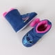 thumbnail image 4 of Pantufla Bota Niña Invernal Pompón Lilo & Stitch Azul Disney, 4 of 4