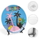 thumbnail image 4 of Barbapapá Plato decorativo de porcelana fina (bone china), plato decorativo de cerámica para hogar, oficina, soporte de pared, platos decorativos para dormitorio - 6 pulgadas (15 cm), 4 of 6