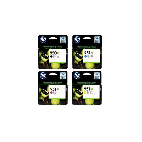 Pack Cartuchos Hp 950Xl-951Xl Original N/M/C/Y