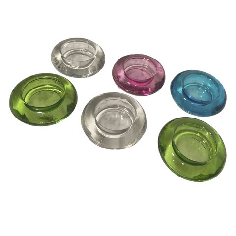 Bric - Porta Vela Diseño Colores Set De 6