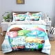 thumbnail image 1 of v2763 Bed Sheets Cartoon B-Bugcat Capoo Pattern Bedding Sets Bed Supplies Set Duvet Cover Comforter Set Bedding Set Luxury Birthday Gift 3-Piece Bedding Set (1 Duvet Cover + 2 Pillow Shams) Bed Sheets, 1 of 5