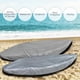 thumbnail image 2 of Cubierta de polvo de la cabina de canoa de la cubierta de kayak duradera 420D, protector de protección solar UV impermeable para barco de pesca, kayak, canoa, tabla de remo (4.1-4.5m / 12.3-, 2 of 3