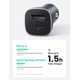 thumbnail image 2 of Cargador para automovil 24W 2xUSB modelo CD130 Gris, 2 of 2