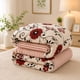 thumbnail image 3 of Cubrecama de Invierno Plush con Chiporro 2 Plazas Color Beige Floral  RS1014, 3 of 3