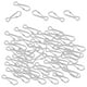 thumbnail image 2 of 100pcs Mosquetones De Acero Inoxidable Broche De Presión Al Aire Libre De Hardware 32 Mm, 2 of 3