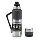 thumbnail image 1 of Termo 1200ml De Acero Inoxidable Color Plateado Frio Calor Cafe Te, 1 of 7