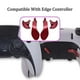 thumbnail image 2 of 4PCS Metal Back Paddles For PS5 DualSense Edge Controller,Paletas de repuesto intercambiables para PS5 DualSenseEdge Wireless Controller-Rojo, 2 of 6