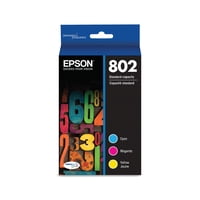 Cartucho De Tinta Epson 802 Durabrite Ultra Color Combo Pack T802520-S