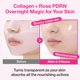 thumbnail image 3 of Mascarilla facial nocturna numbuzin No.2 Rose PDRN Colágeno 37 g, 3 of 8