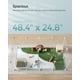 thumbnail image 4 of Pet Playpen SONGMICS ULPI001W01 para animales pequeños, color blanco, 4 of 8