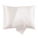 thumbnail image 5 of Fundas de almohada, protectores de almohada, algodón egipcio de 250 hilos, juego de 2, tamaño Queen (50,8 x 76,2 cm), color lila, 5 of 5
