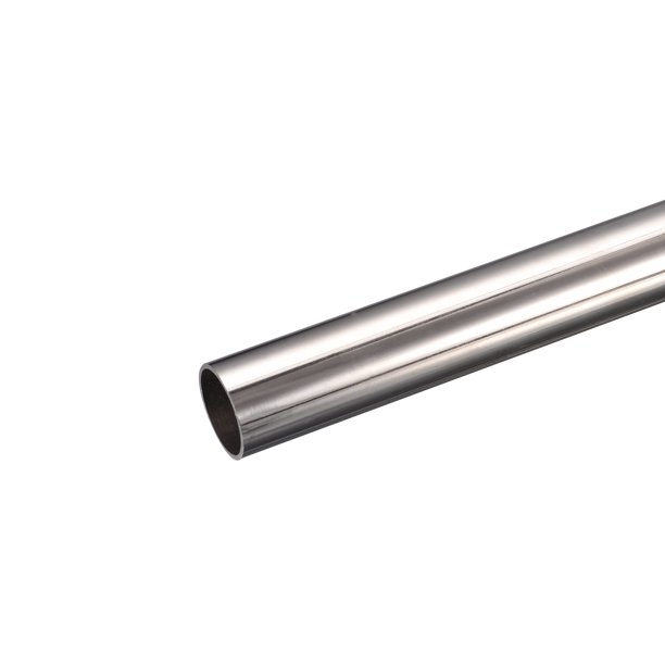 Uxcell Tubo de Acero Inoxidable 304, Tubo Metálico para Maquinaria Industrial 28mmx1.5mmx300mm 1