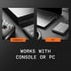thumbnail image 3 of Disco duro externo portátil WD_BLACK P10 6TB para PlayStation, Xbox y PC, 3 of 5