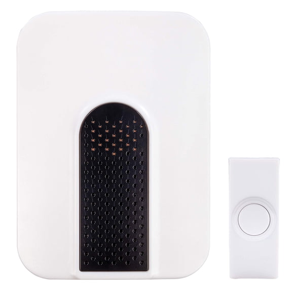 Kit de timbre inalámbrico Globe Electric, alcance de 45 m y 3 tonos