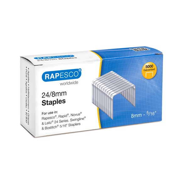 Grapas RAPESCO 24/8 mm Caja de 5.000