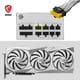 thumbnail image 4 of Fuente de alimentación MSI MAG A850GL PCIE5 White 80 Plus Gold, 4 of 6