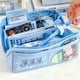 thumbnail image 3 of Stationery Bag, Pencil Case, Large Capacity Pencil Case, Handheld Pencil Case, Stationery Box, Cosmetics, Portable Gifts, Suitable For Office, School, Youth, Girls, Boys, Men, Women, Adults, 3 of 4