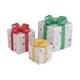 thumbnail image 2 of 3 Cajas De Regalo Iluminadas Navideñas Decorativas Con Lazo Para Puerta De Entrada Estilo A, 2 of 3