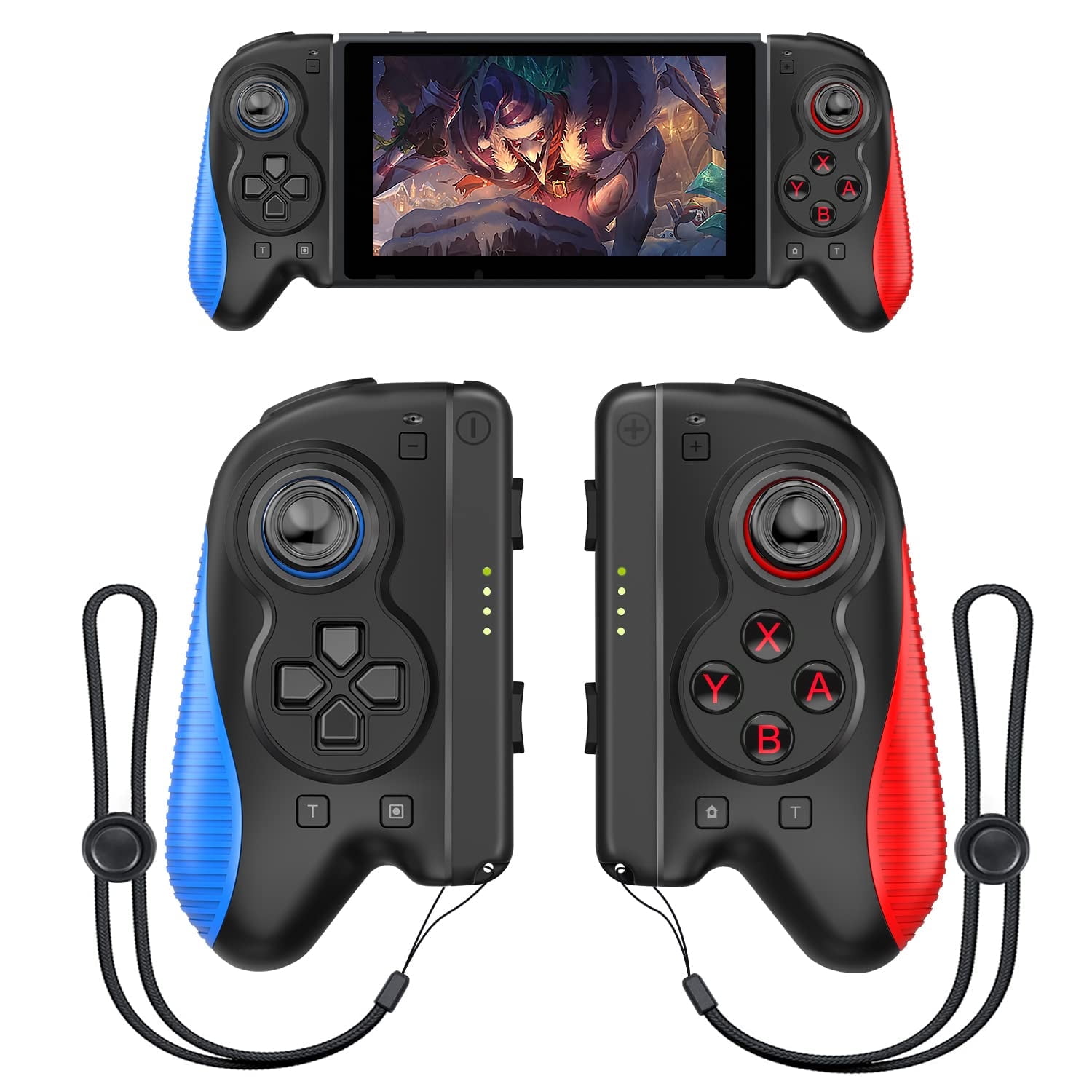 Controlador Inalámbrico Aaronmei Switch Joycon Turbo Wake-up