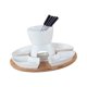 thumbnail image 4 of Juego De Fondue De Chocolate De Cerámica, Ollas Para Helado, Olla Para Derretir Caramelo Y Mantequilla, Color Blanco, 4 of 5
