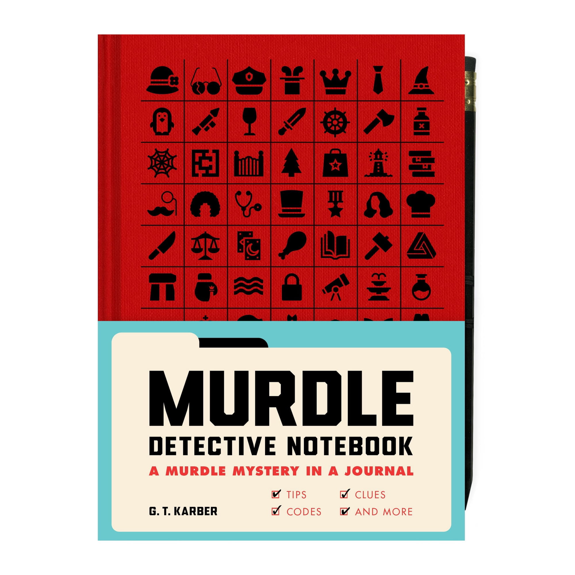 Notebook Chronicle Books Murdle Detective Con Consejos Y Códigos