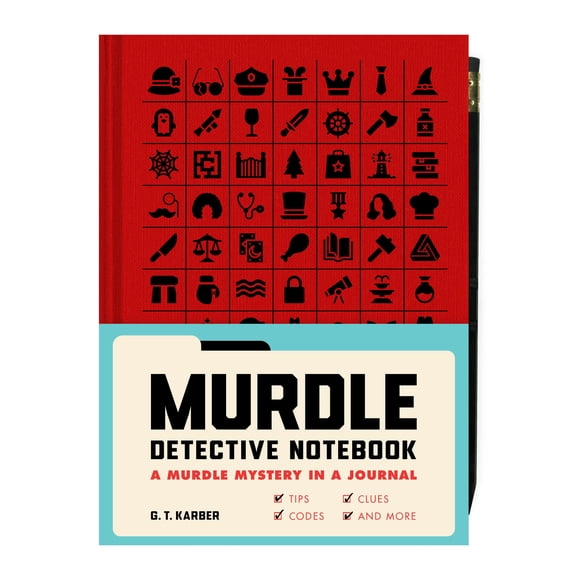 Notebook Chronicle Books Murdle Detective con consejos y códigos