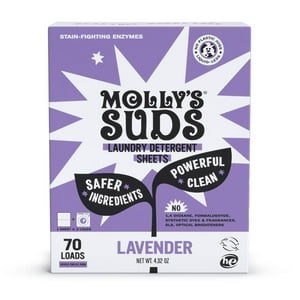 Detergente En Láminas Molly'S Suds 70 Loads Lavender