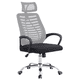 thumbnail image 1 of Silla De Oficina Ejecutiva Madrid Ergonomica Color Negra y Gris, 1 of 8