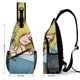 thumbnail image 2 of Princesa Rosalina Riñonera Bandolera con Estampado Integral para Hombres y Mujeres, Bolso Cruzado Gráfico de Tendencia, Mochila de Hombro Streetwear para Ciclismo y Deportes, Riñonera Versátil Casual, 2 of 6
