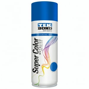 Pintura Spray 400Ml Metálico Azul - Tekbond